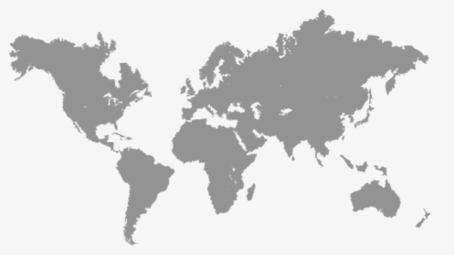 Flat World Map Png - World Map Flat Png, Transparent Png, Free Download