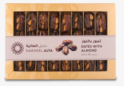 Exotic Dates W Almond-1500 - Dates Gift Pack, HD Png Download, Free Download