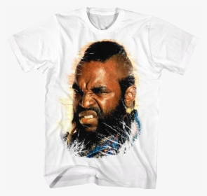 Mens Naughty Fool T-shirt Mr T - Mr T Mean Face, HD Png Download, Free Download