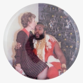 Nancy Reagan And Mr T Entertainment Button Museum - Mr T Nancy Reagan, HD Png Download, Free Download