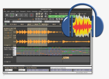 Audacity - Audacity Linux, HD Png Download, Free Download