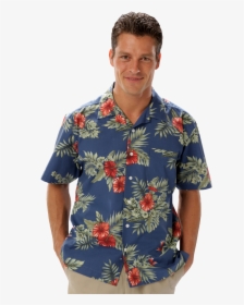 Unisex Tropical Print Campshirt - Floral Camp Shirt, HD Png Download, Free Download