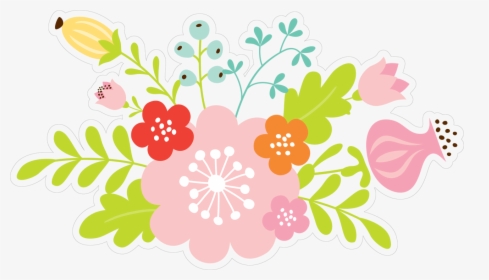 Flowers Print & Cut File - Flowers To Print, HD Png Download, Free Download