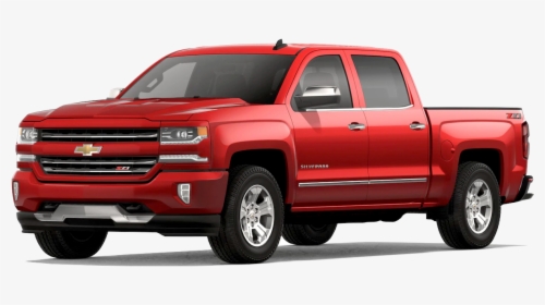 A Red 2018 Chevy Silverado - Red Silverado 2018, HD Png Download, Free Download