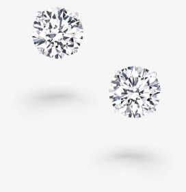 A Pair Of Classic Graff Round Diamond Stud Earrings, HD Png Download, Free Download