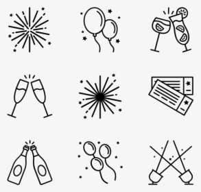 Essential Set - New Year Vector Icon, HD Png Download, Free Download
