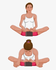 Butterfly Pose Variations, HD Png Download, Free Download