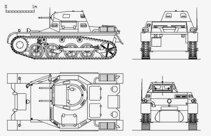 Panzer I A Plans - Plans, HD Png Download, Free Download