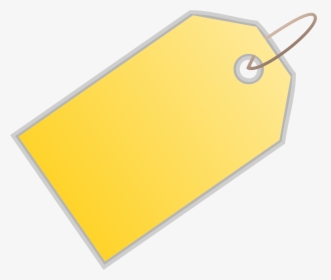 Yellow Blank Price Tag Png - Price Tag, Transparent Png, Free Download