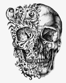 Clip Art Cholo Tattoo Designs - Cool Skull Designs, HD Png Download, Free Download