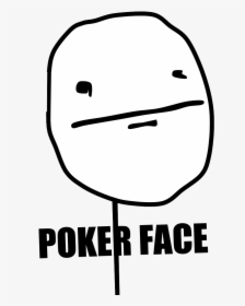 Transparent Troll Face Png - Pokerface Png, Png Download, Free Download