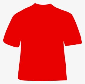 Small Blank Black T Shirt- - Red Football Shirt Clipart, HD Png Download, Free Download