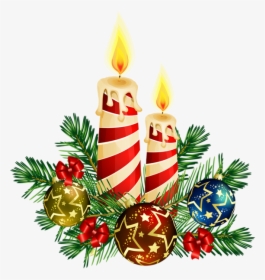 Candles Png Pic - Christmas Candles Clipart, Transparent Png, Free Download