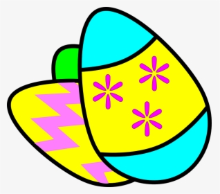 Easter Egg Eggs Celebration Tradition Traditional - Cartoon Easter Eggs Clipart, HD Png Download, Free Download