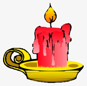 Red Candle Png Clip Arts - Candle Clipart, Transparent Png, Free Download