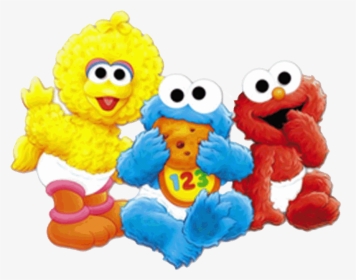 Sesame Street 1st Birthday T Shirt , Transparent Cartoons - Baby Elmo And Cookie Monster, HD Png Download, Free Download