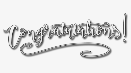 Congratulations Tassle Typography Png - Transparent Background Congratulations Png, Png Download, Free Download