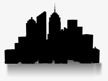 City Buildings Silhouette At Getdrawings - Building Silhouette Png, Transparent Png, Free Download