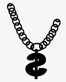 Necklace Bracelet Chain Jewellery Pendant Free Transparent - Chain Images Black And White, HD Png Download, Free Download