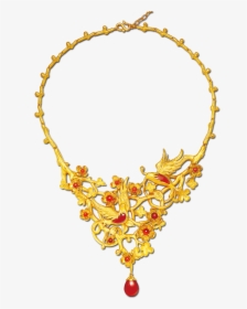 Transparent Gold Necklace Png - Transparent Background Jewelry Png, Png Download, Free Download