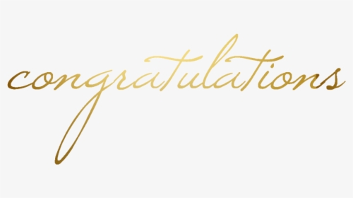 Transparent Congratulation Clipart - Congratulations Png Gold, Png Download, Free Download