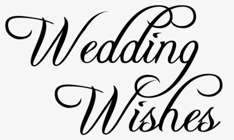 Happy Wedding Font Png, Transparent Png, Free Download