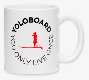 Yolo Board Ceramic Coffee Mug White - Mug, HD Png Download, Free Download