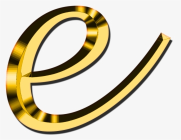 E Letter Png Picture - Gold Letter C Png, Transparent Png, Free Download