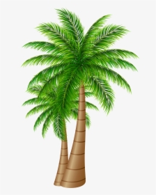 Palm Tree Clipart Transparent Png - Island With Palm Tree Clipart, Png Download, Free Download