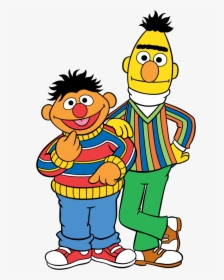Sesame Street Clip Art - Sesame Street Bert And Ernie Cartoon, HD Png Download, Free Download