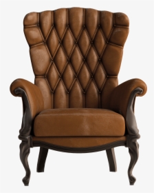Armchair Vintage Brown - Chair Png Hd, Transparent Png, Free Download