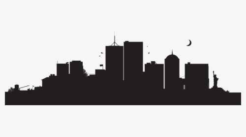 Download Building Silhouette Png - City Skyline Silhouette Png, Transparent Png, Free Download