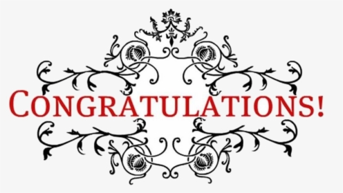 Congratulations Free Clip Art Animated For Transparent - Congratulations Red And Black, HD Png Download, Free Download
