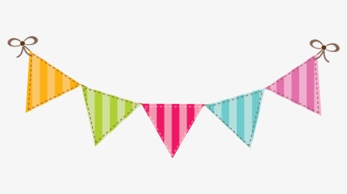 Clip Art Birthday Banner Clipart - Transparent Background Pennant Banner Clipart, HD Png Download, Free Download