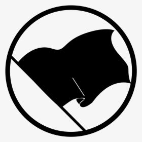 Black Anarchism Flag, HD Png Download, Free Download