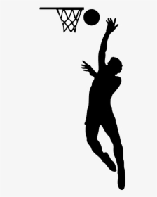 Basketball Silhouette T-shirt Player Sneakers Sport - Slam Dunk Icon Basketball, HD Png Download, Free Download