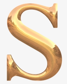 S Letter Png Image - Lettering Alphabet Gold Typography, Transparent Png, Free Download