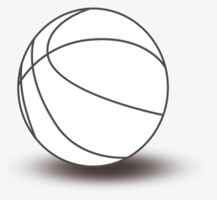 Basketball Black And White House Clipart Black And - Basketball Clipart Background Black, HD Png Download, Free Download