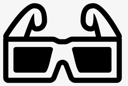 Clip Art Freeuse Library D Glasses Filled Icon Free - 3d Film, HD Png Download, Free Download