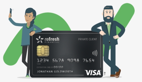 The Flexibility Of A Credit Card Without Going Into - Refresh Financial Secured Visa, HD Png Download, Free Download