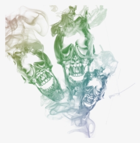 Picsart Png, Skull, Photoshop, Sketches, Photography, - Skull In Smoke Png, Transparent Png, Free Download