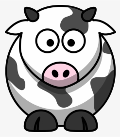 Clip Art Cartoon Animal Png - Cartoon Cow Clipart, Transparent Png, Free Download