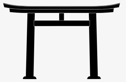 Torii Gate Png - Japanese Arch Drawing, Transparent Png, Free Download
