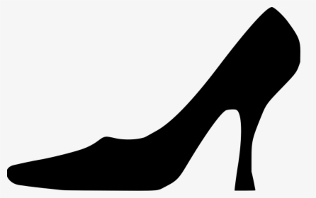 High-heeled Shoe Silhouette Sneakers - High Heel Shoe Silhouette, HD Png Download, Free Download