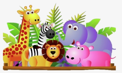 Animal Baby Clipart Transparent Cute Zoo Free Png - Zoo Animals Clip Art, Png Download, Free Download