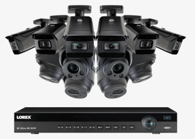 16 Channel Ip Security Camera System Featuring Twelve - Lorex Security Camera System, HD Png Download, Free Download