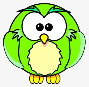 Green Owl Svg Clip Arts - Printable Cartoon Coloring Book, HD Png Download, Free Download