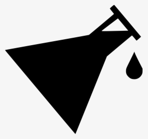 Erlenmeyer Spill Drop - Science Beaker Spilling Cartoon, HD Png Download, Free Download