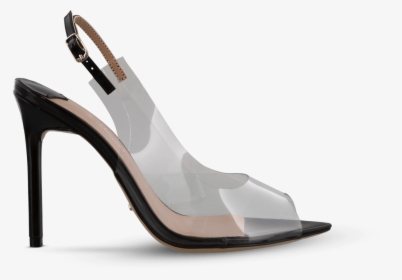 Clear Black Patent Heels, HD Png Download, Free Download