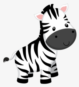 Zebra - Baby Zoo Animals Cartoon, HD Png Download, Free Download